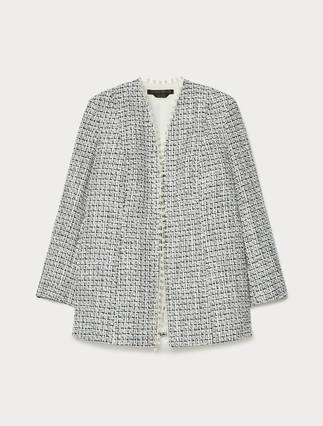 Embroidered yarn-dyed jacket - Marina Rinaldi