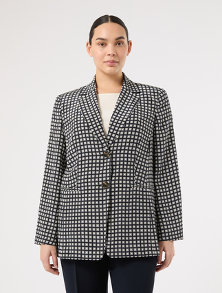 Silk blazer - MIDNIGHTBLUE - Marina Rinaldi - 3