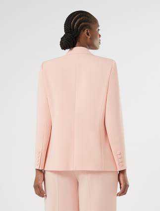 Blazerjacke aus Cady mit Blumen - ROSA - Marina Rinaldi - 4