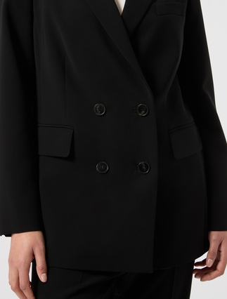 Cady blazer jacket - BLACK - Marina Rinaldi - 5