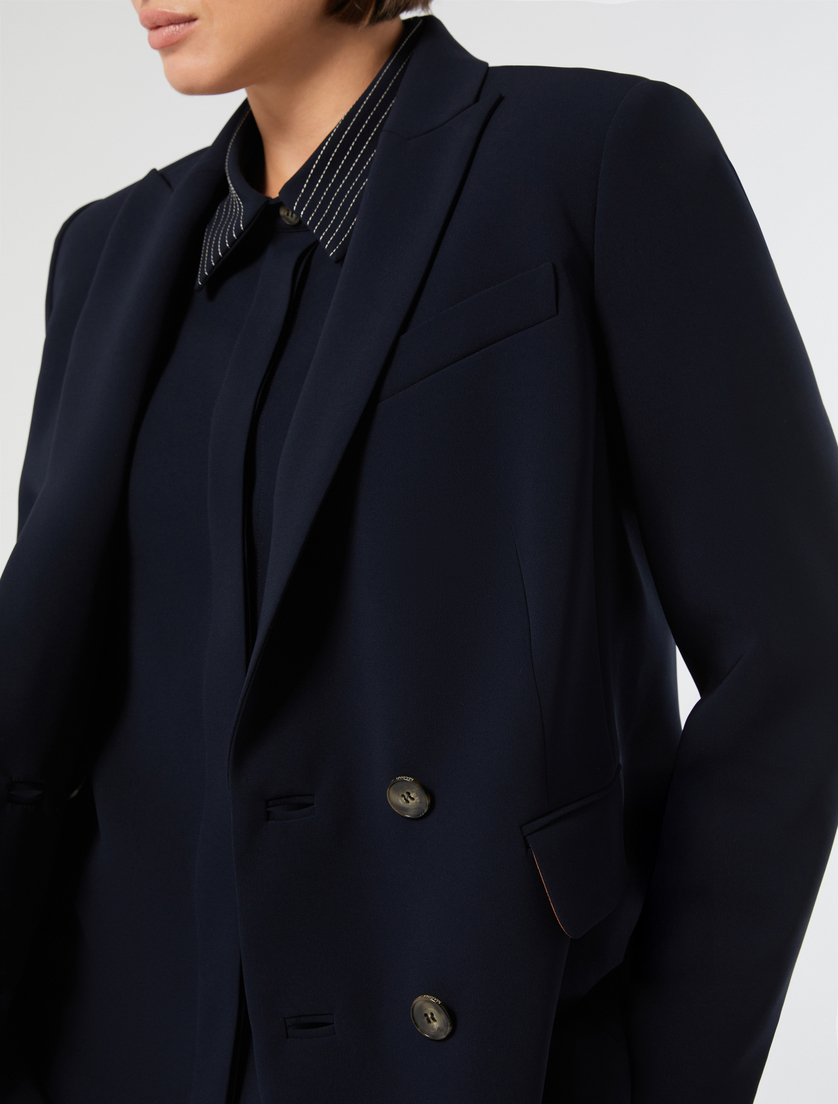Cady blazer jacket - MIDNIGHTBLUE - Marina Rinaldi - 5