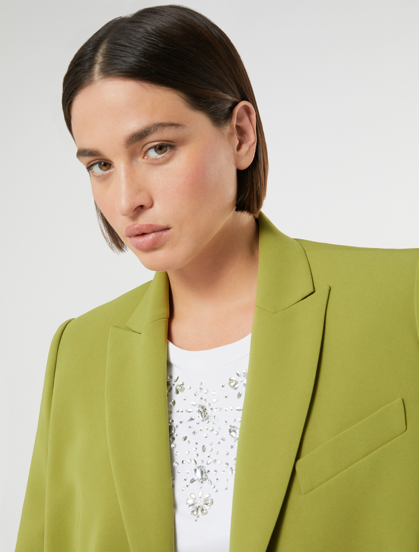 Cady blazer jacket - OLIVE GREEN - Marina Rinaldi - 5