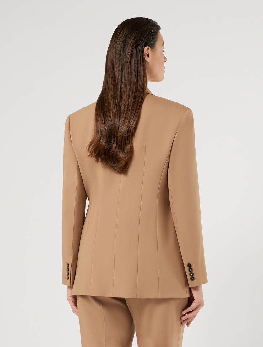 Pure wool blazer jacket - CAMEL - Marina Rinaldi - 4