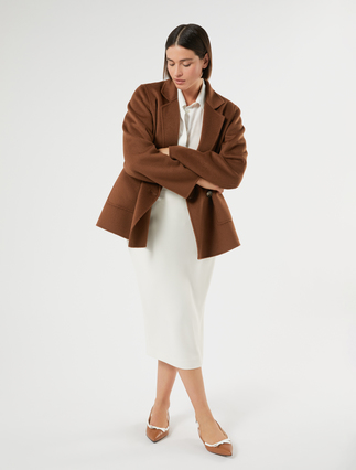 Doubleface-Winterjacke reine Wolle - Marina Rinaldi