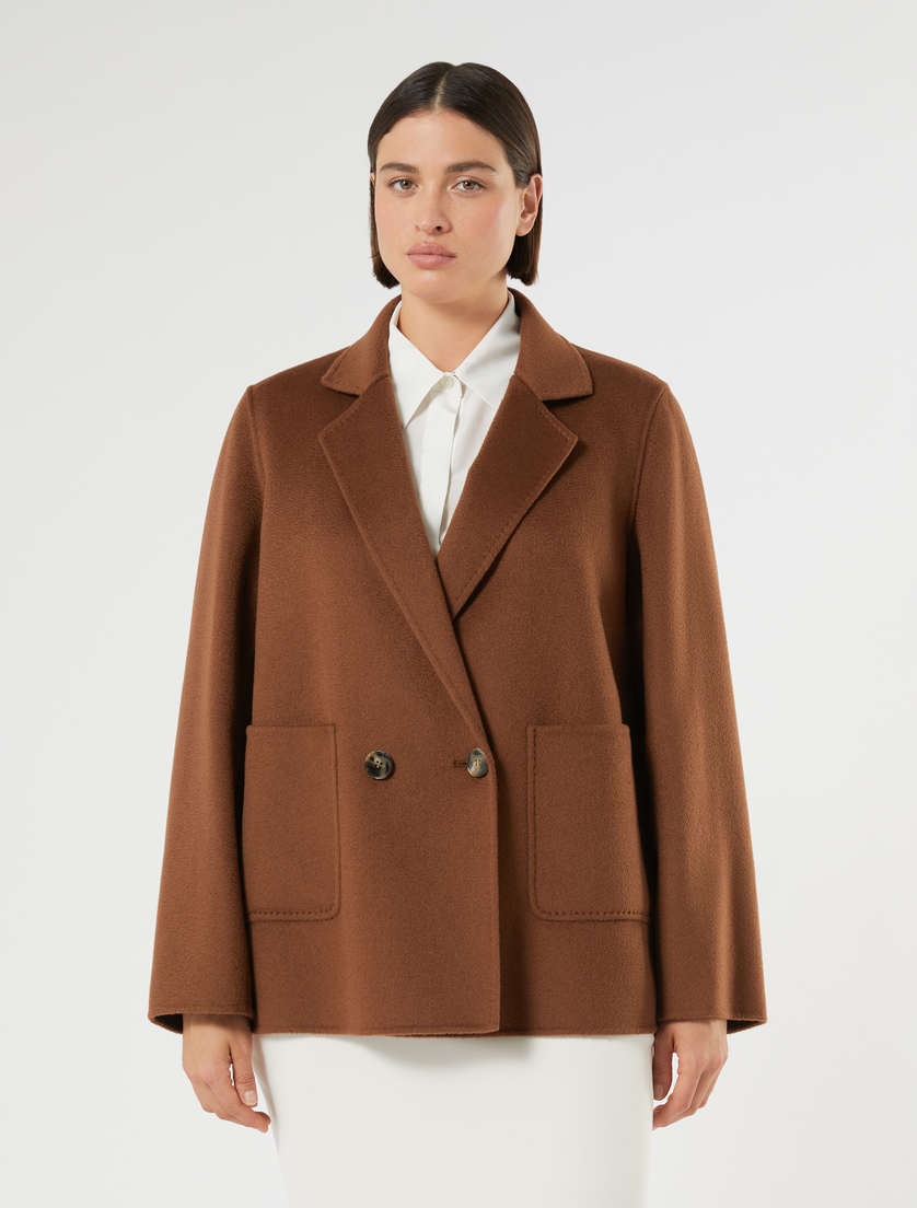 Doubleface-Winterjacke reine Wolle - SCHOKOLADE - Marina Rinaldi - 3