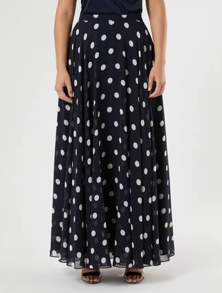 Georgette skirt - ULTRAMARINE