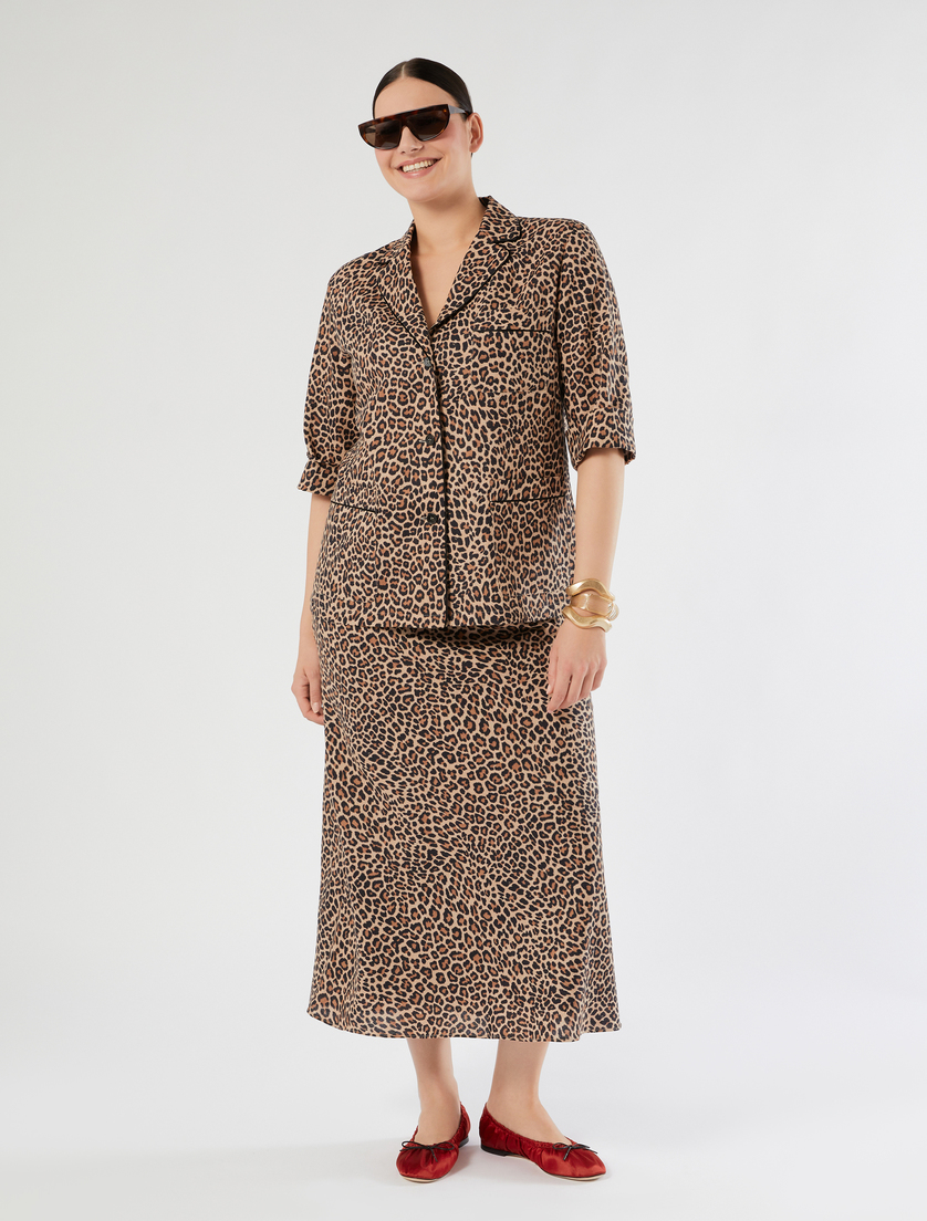 Rock aus Leinen und Baumwolle - Marina Rinaldi