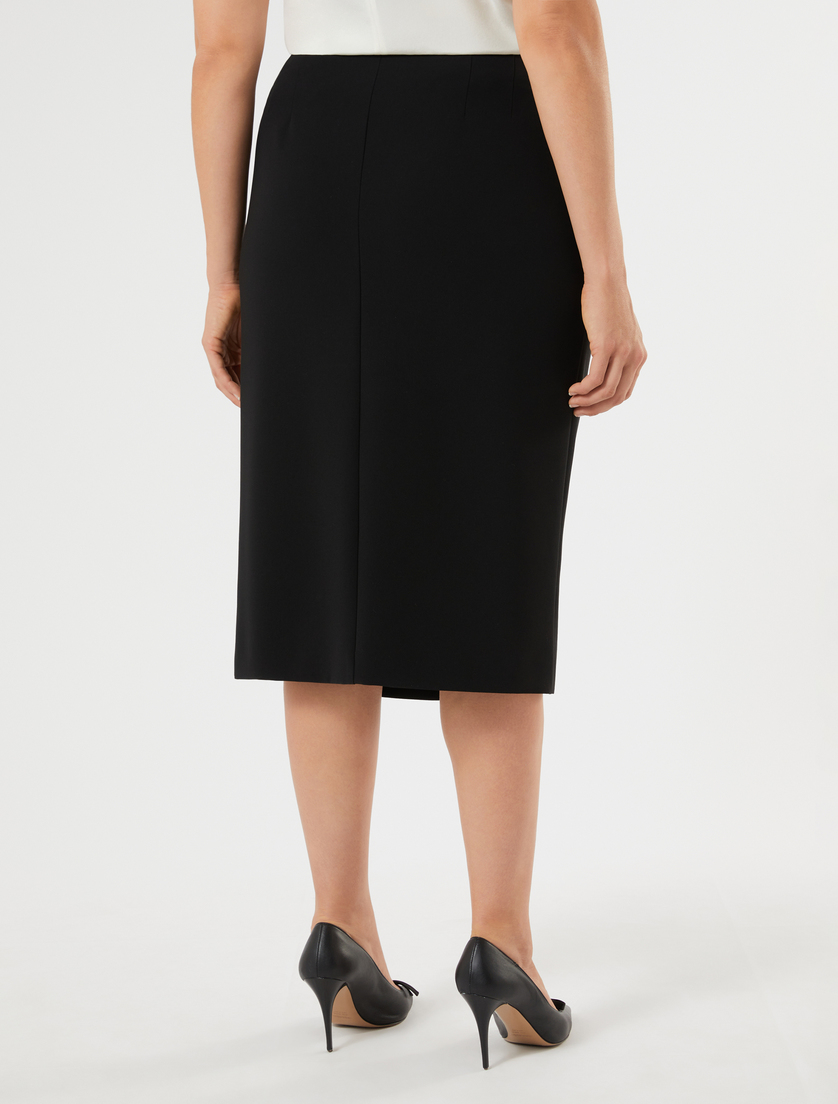 Falda pareo de cady - NEGRO - Marina Rinaldi - 4