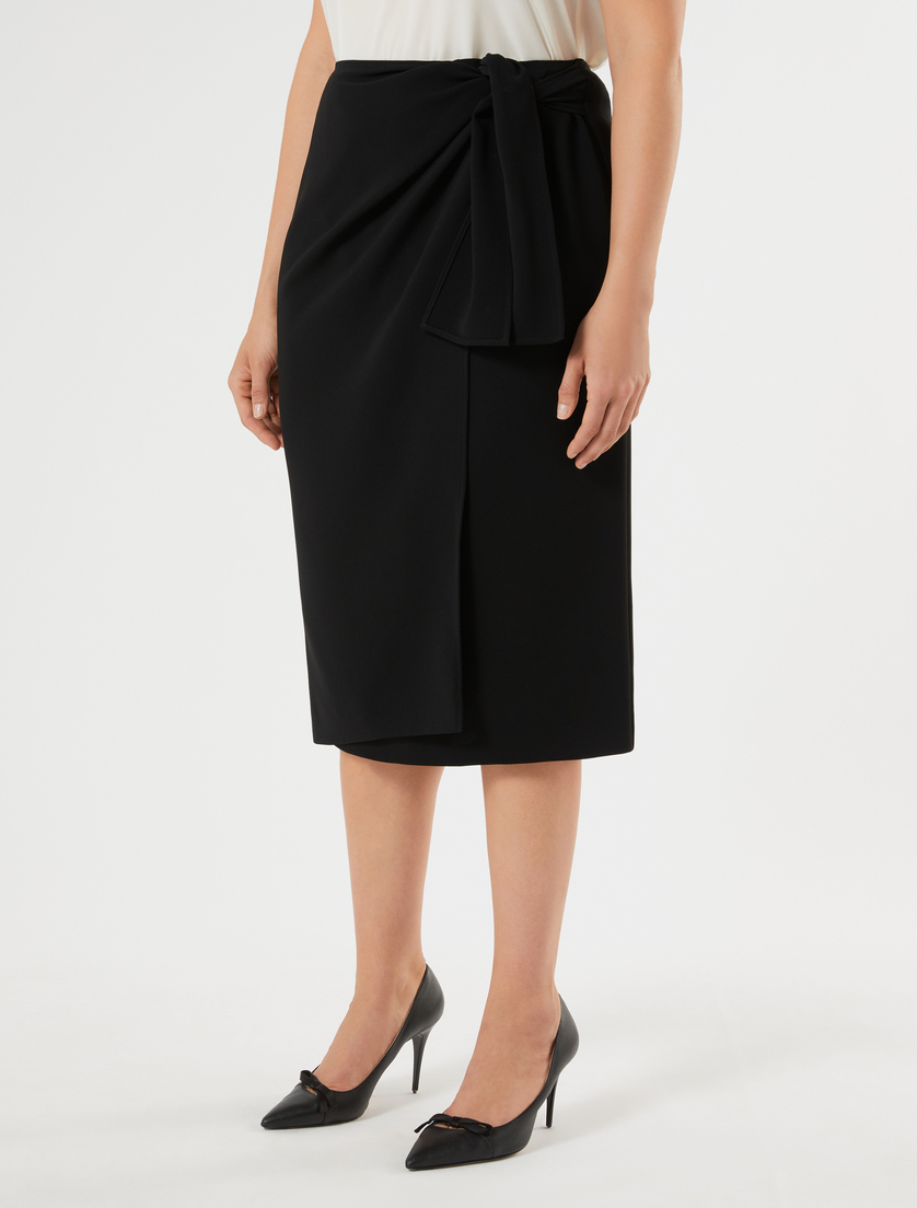 Falda pareo de cady - NEGRO - Marina Rinaldi - 3