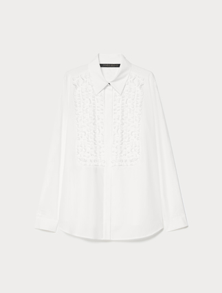 Organic cotton poplin shirt - Marina Rinaldi