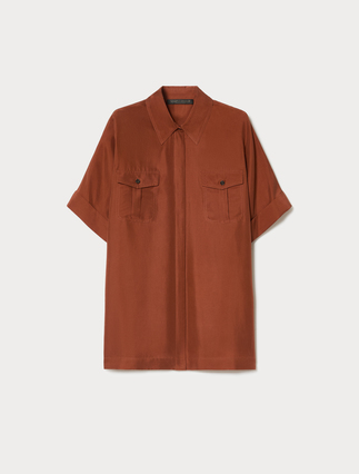 Silk Habotai shirt - Marina Rinaldi