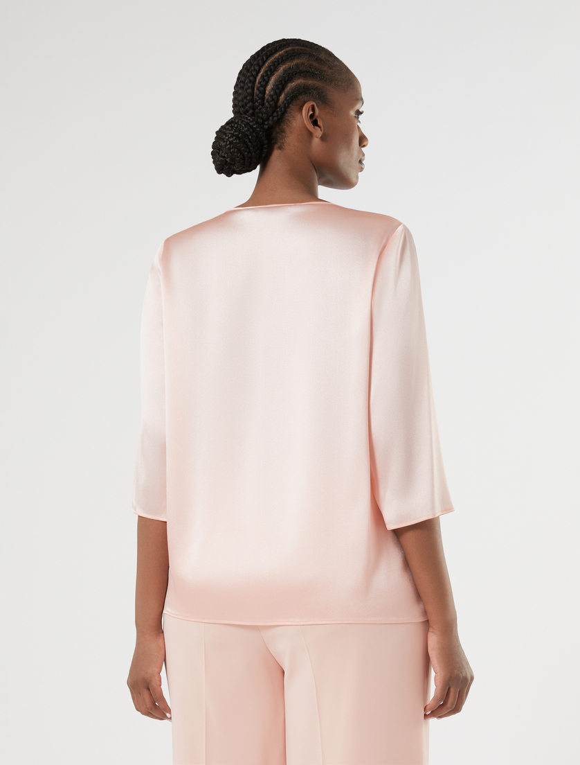 Blusa in satin leggero - ROSA - Marina Rinaldi - 4