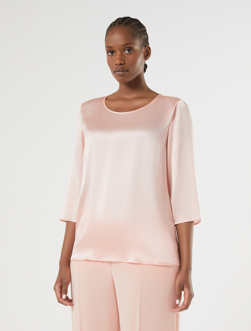 Blusa in satin leggero - ROSA - Marina Rinaldi - 3