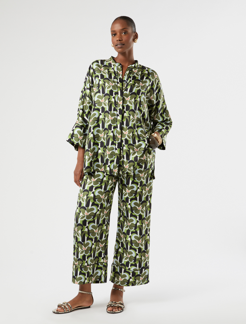 Silk twill shirt - Marina Rinaldi