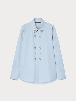 Organic cotton poplin shirt - Marina Rinaldi