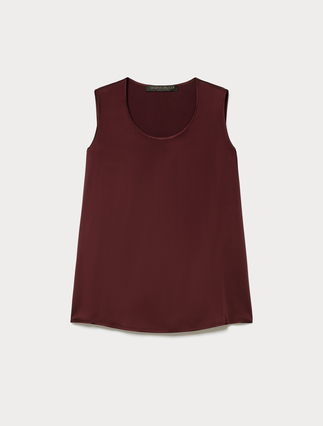 Crepe envers satin top - Marina Rinaldi