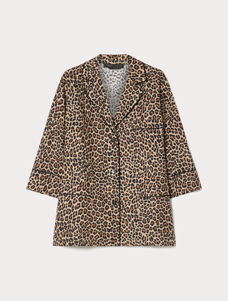 Linen and cotton canvas shirt - Marina Rinaldi