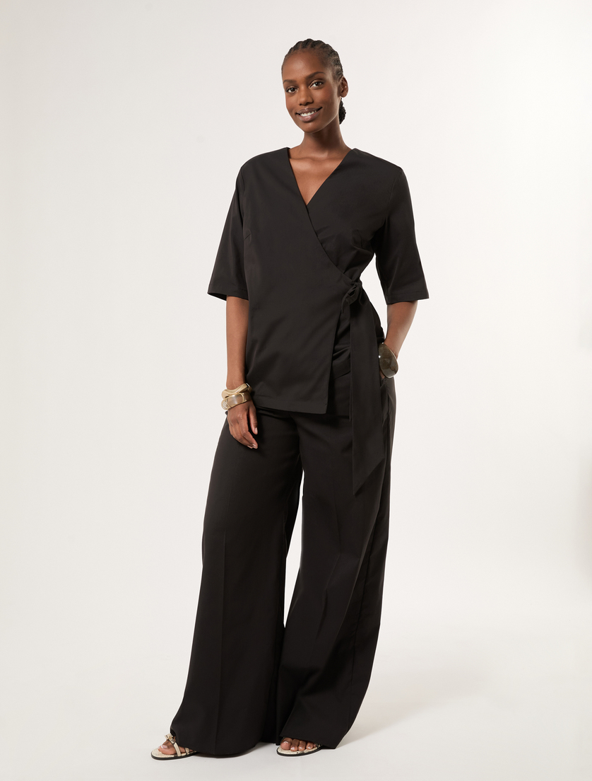 Cotton poplin shirt - Marina Rinaldi