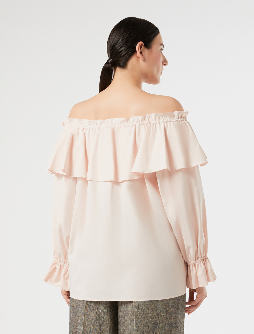 Cotton poplin shirt - PINK - Marina Rinaldi - 4