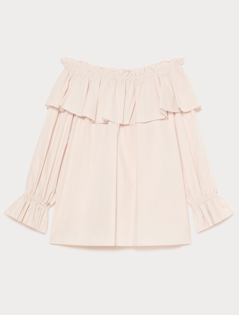 Cotton poplin shirt - PINK - Marina Rinaldi