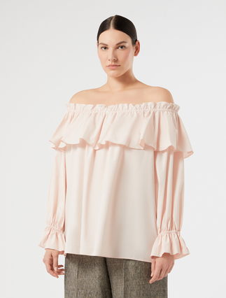 Cotton poplin shirt - PINK