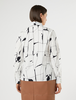 Pure cotton poplin shirt - WHITE - Marina Rinaldi - 4