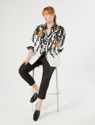 Poplin print shirt - Marina Rinaldi
