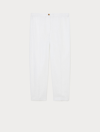 Linen canvas trousers - Marina Rinaldi