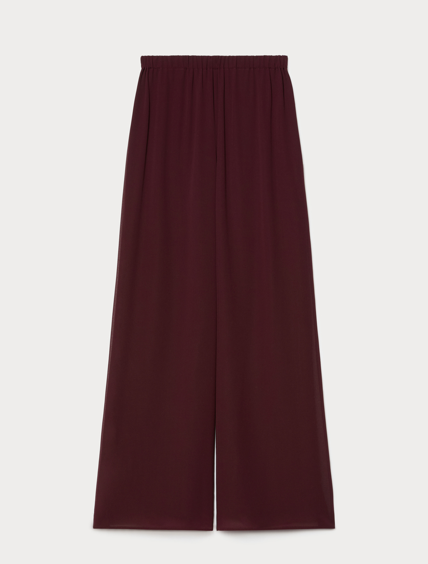 Georgette trousers - RED PURPLE - Marina Rinaldi