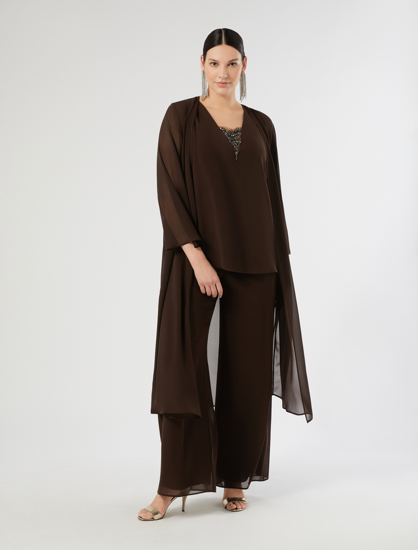 Georgette trousers - Marina Rinaldi