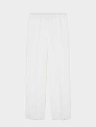 Linen canvas trousers - Marina Rinaldi