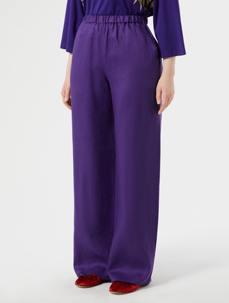 Pantalon en toile de lin - VIOLET