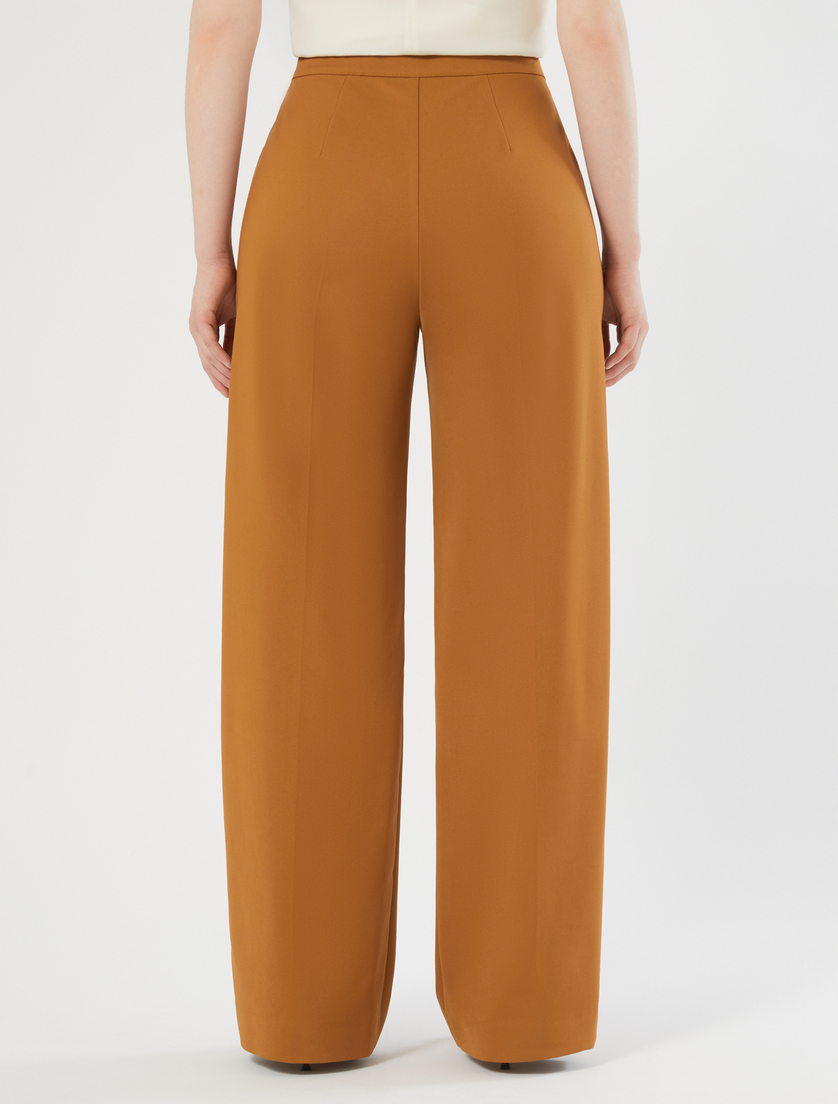 Straight-fit cotton canvas trousers - SIENA - Marina Rinaldi - 4