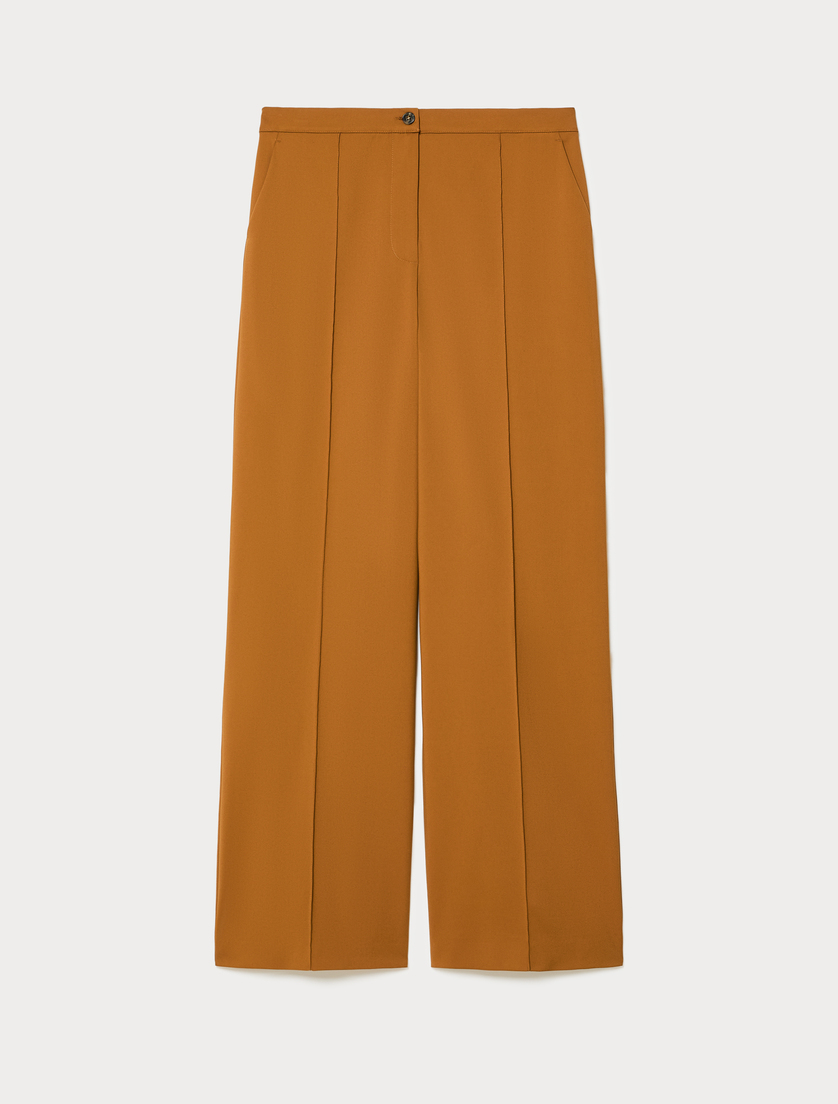 Straight-fit cotton canvas trousers - SIENA - Marina Rinaldi