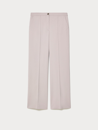 Pantalon droit en toile de coton - Marina Rinaldi