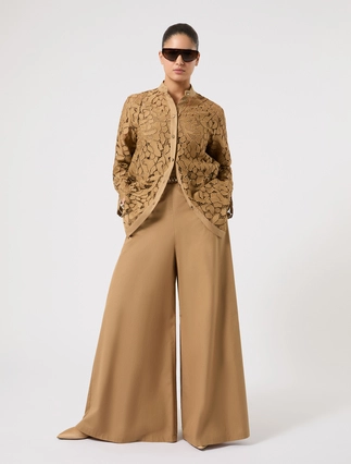 Cotton poplin trousers - Marina Rinaldi