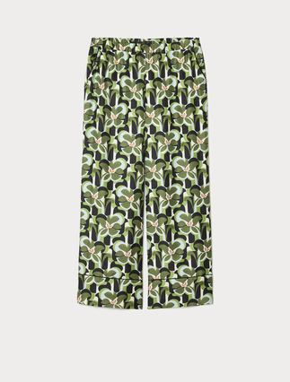 Silk twill trousers - Marina Rinaldi