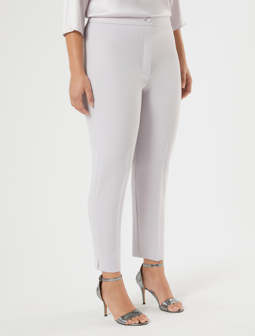 Triacetate cady trousers - LAVENDER - Marina Rinaldi - 3