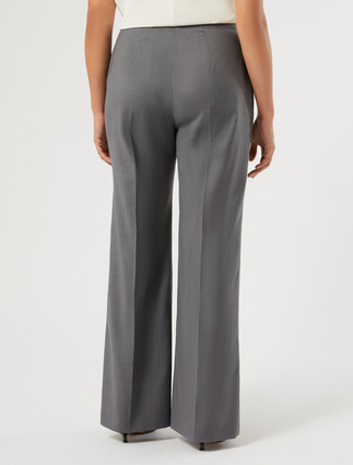 Hose aus Wollstoff - DUNKELGRAU - Marina Rinaldi - 4