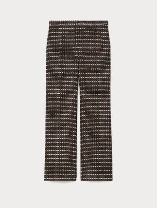 Bouclé fabric trousers - Marina Rinaldi