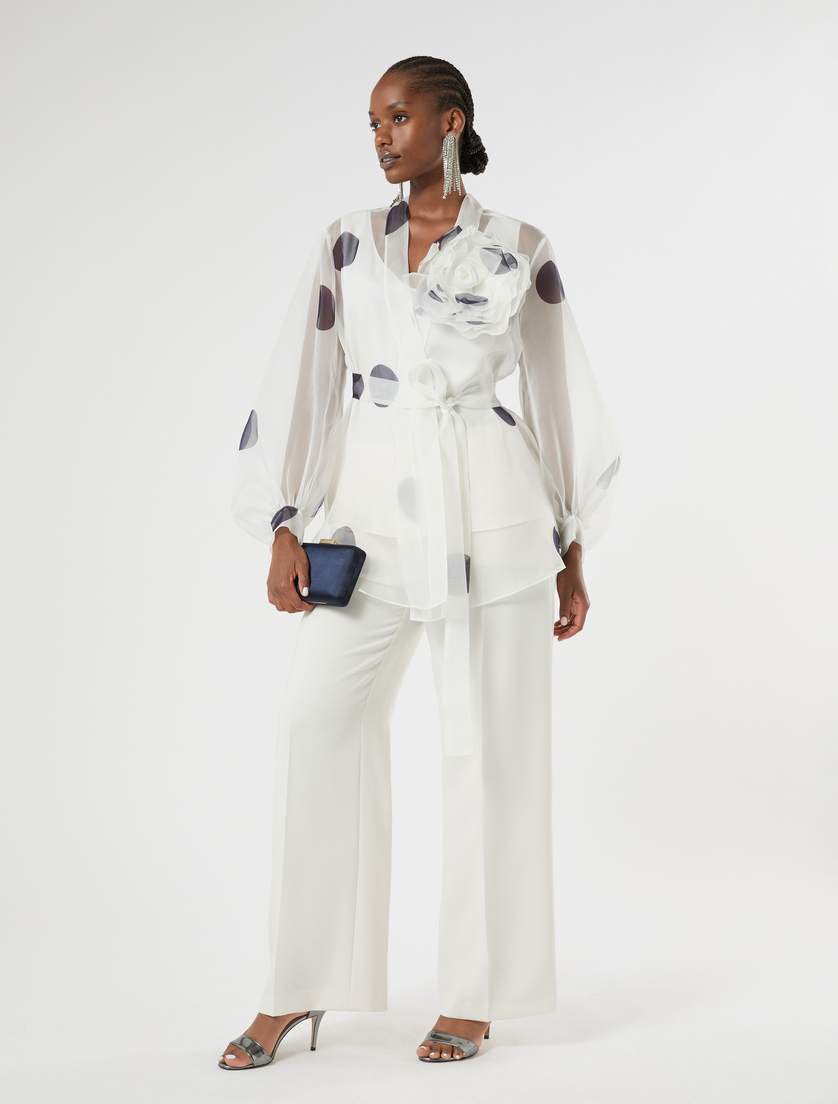 Cady trousers - IVORY - Marina Rinaldi - 2