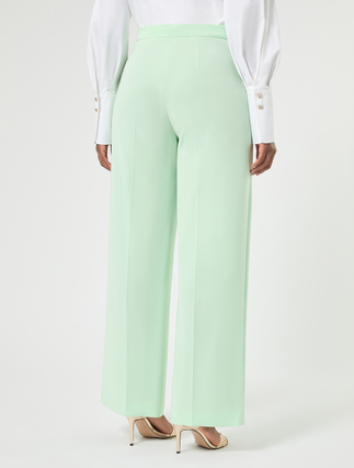 Pantaloni in cady - VERDE PASTELLO - Marina Rinaldi - 4