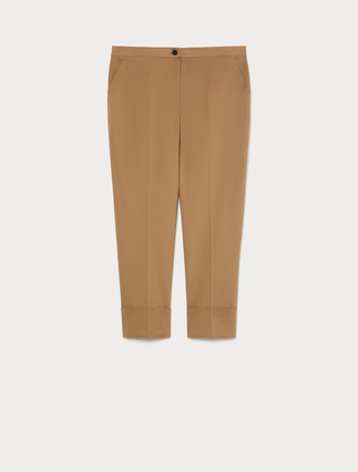 Cotton gabardine trousers - Marina Rinaldi