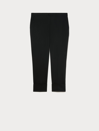 Pantalón de gabardina de algodón - Marina Rinaldi