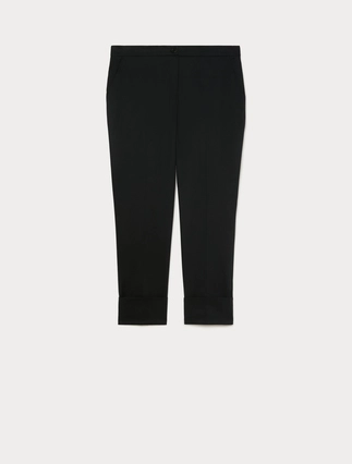 Cotton gabardine trousers - Marina Rinaldi
