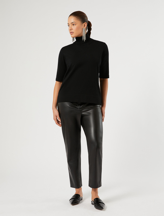 Coated fabric trousers - Marina Rinaldi