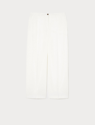 Triacetate cady trousers - Marina Rinaldi