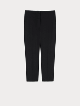 Straight-fit pure woollen cloth trousers - Marina Rinaldi