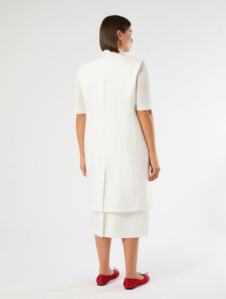 Linen gilet - WHITE - Marina Rinaldi - 4