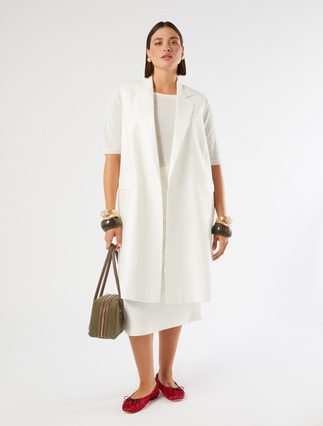 Linen gilet - Marina Rinaldi